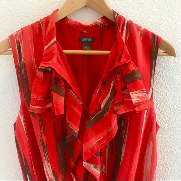 Kenneth Cole Reaction • Sheer Blouse - Picture 4 of 5